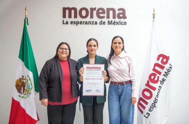 Designa Morena a Andrea Chávez como coordinadora municipal en Ciudad Juárez
