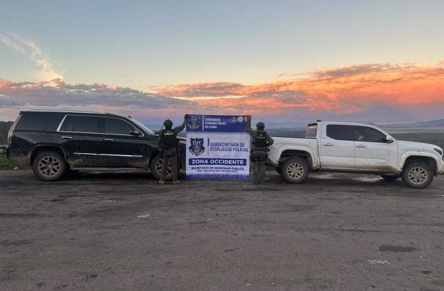 Aseguran en Ocampo dos vehículos robados en Estados Unidos