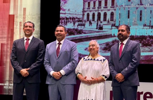 Acompaña Cruz Pérez Cuéllar a regidores de Morena en su segundo informe de labores