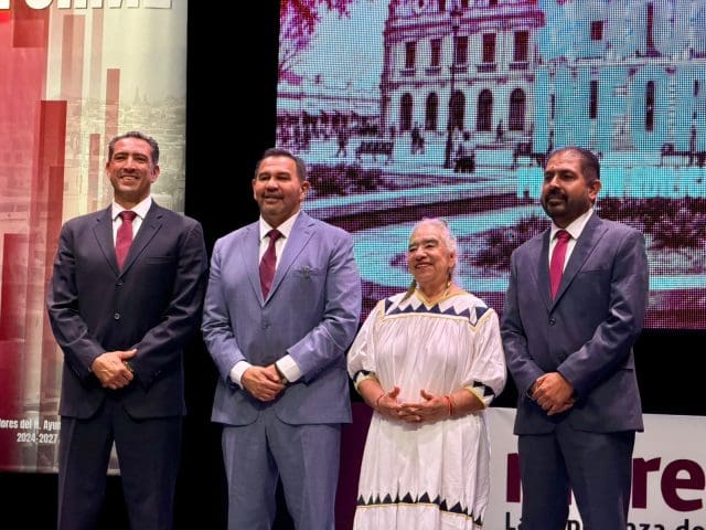 Acompaña Cruz Pérez Cuéllar a regidores de Morena en su segundo informe de labores