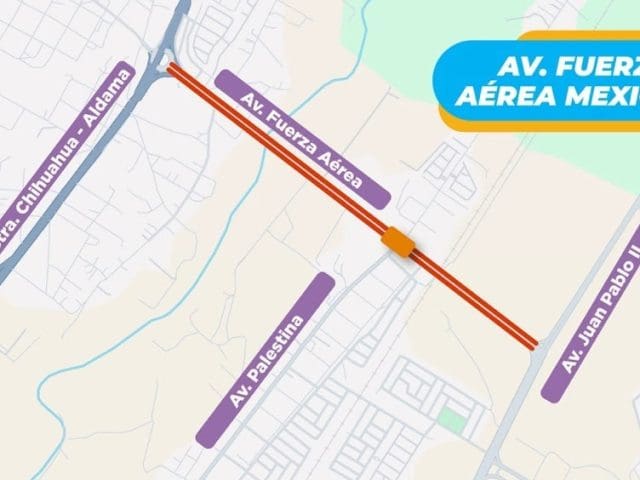 ¡Recuerda! Cerrarán avenida Fuerza Aérea por montaje de trabes en paso superior