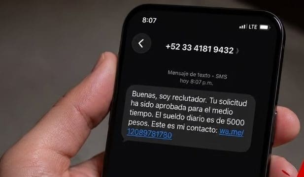 Alertan por falsas ofertas de empleo en WhatsApp y Telegram
